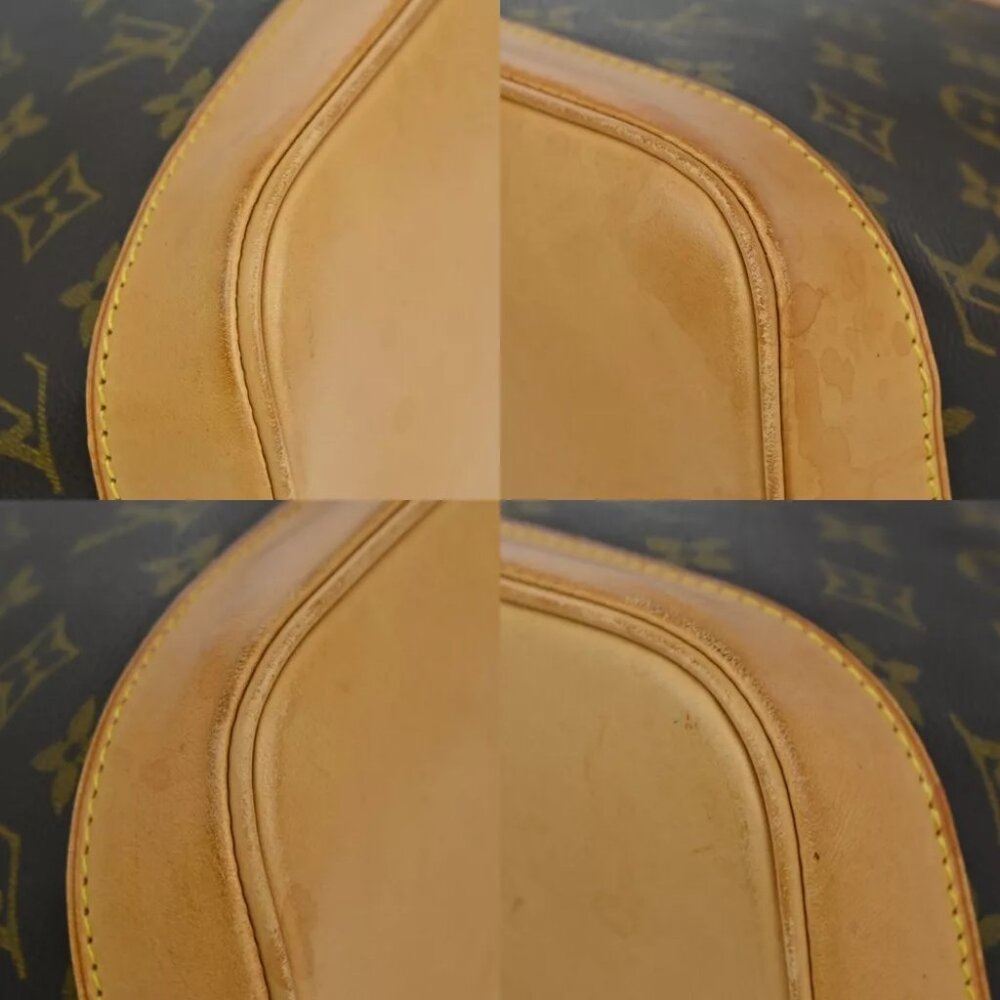 LOUIS VUITTON LV Logo Alma Hand Bag Monogram Leather Brown France M51130 79EA910 - Picture 7 of 15